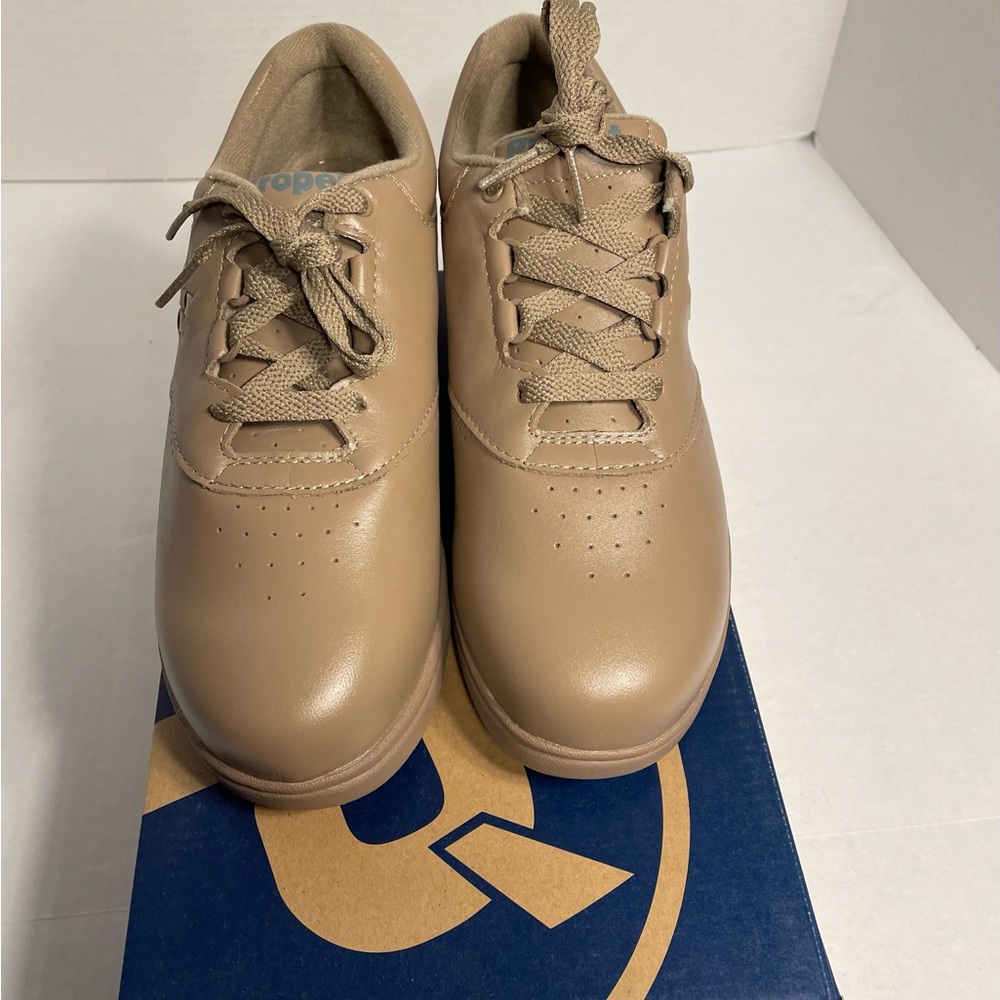 Propet Women's W3910 Vista Walker Shoe In Taupe Size 9.5 (M) US Medium Wide